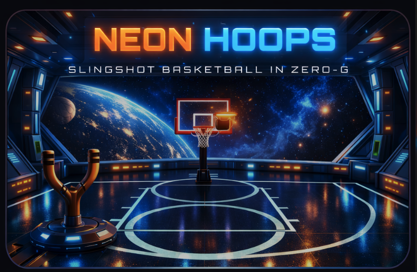 Neon Hoops gameplay screenshot